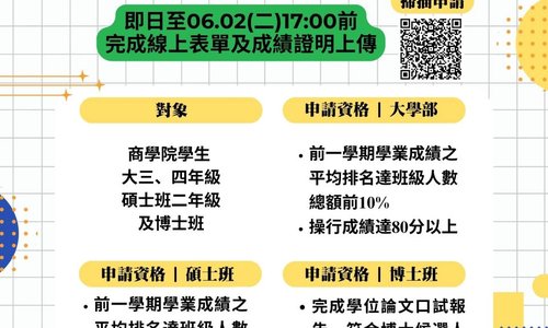 國際商學榮譽學會東吳大學分會  會員申請 (114-2)