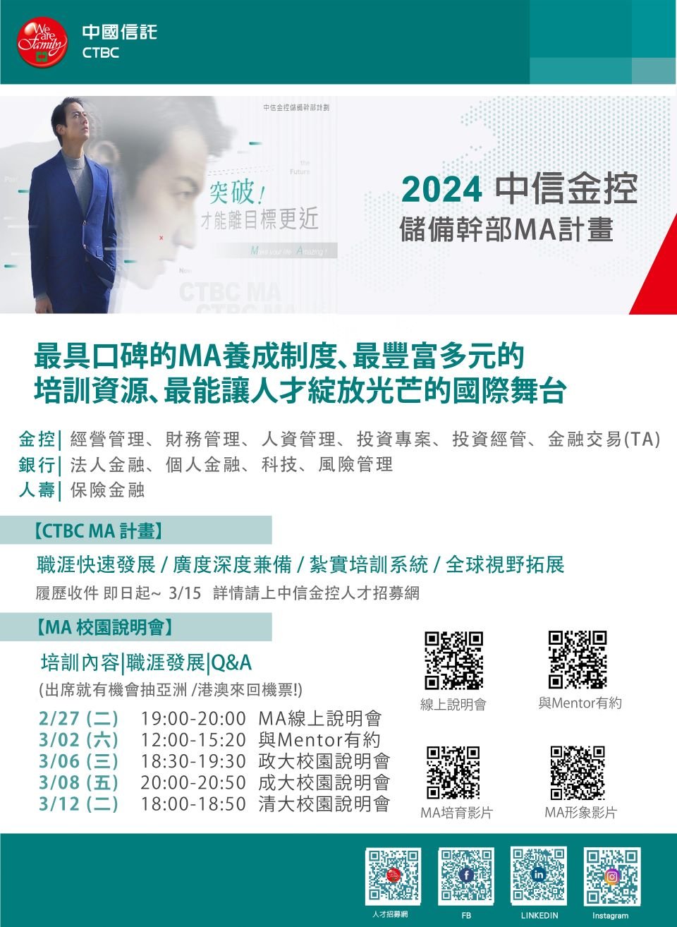 2024年中國信託儲備幹部計畫