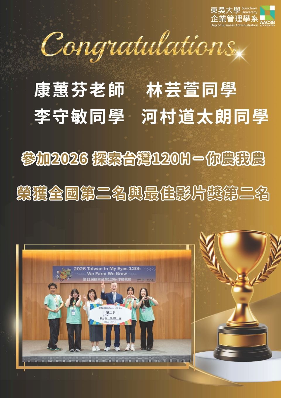 2026 探索台灣120H－你農我農